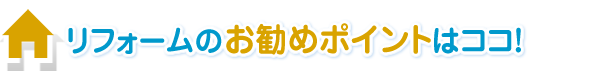 お勧めポイントはココ!